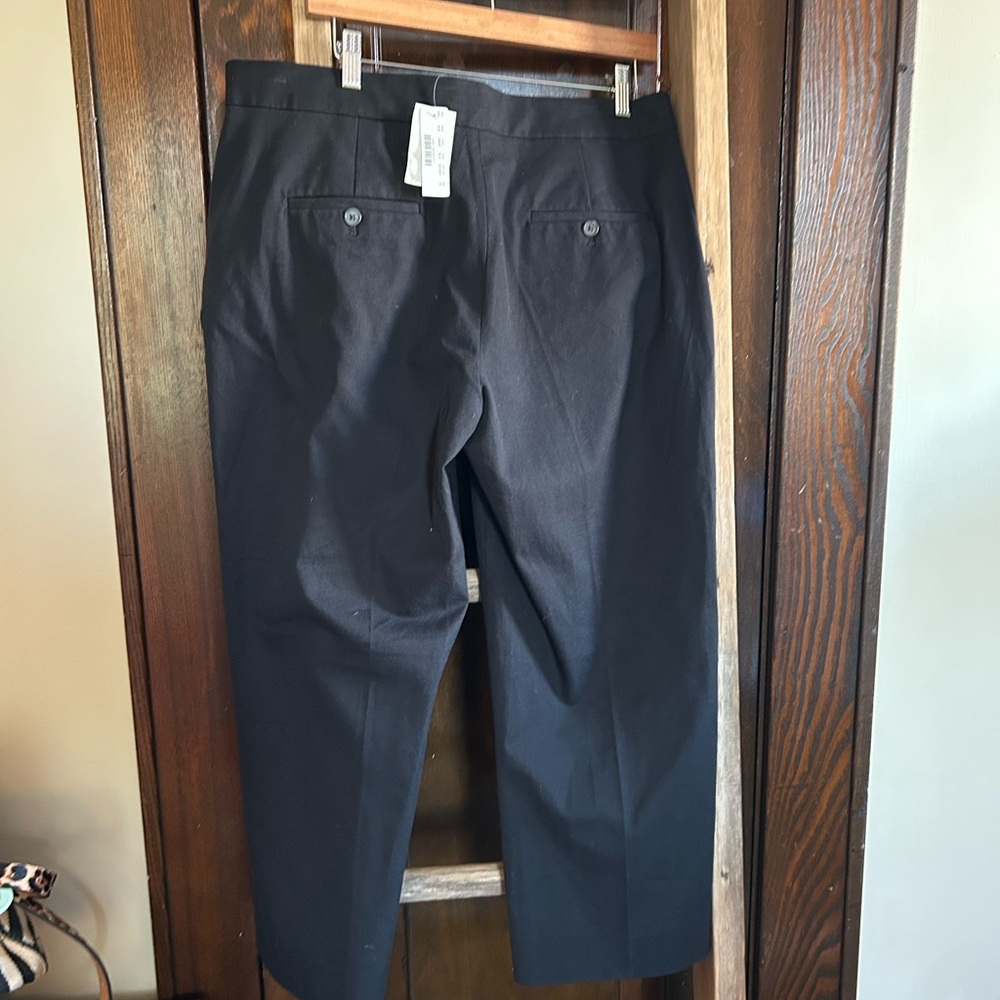 J. Crew Patio Pants, NWT, Black, size 12, perfect fit - Picture 6 of 6